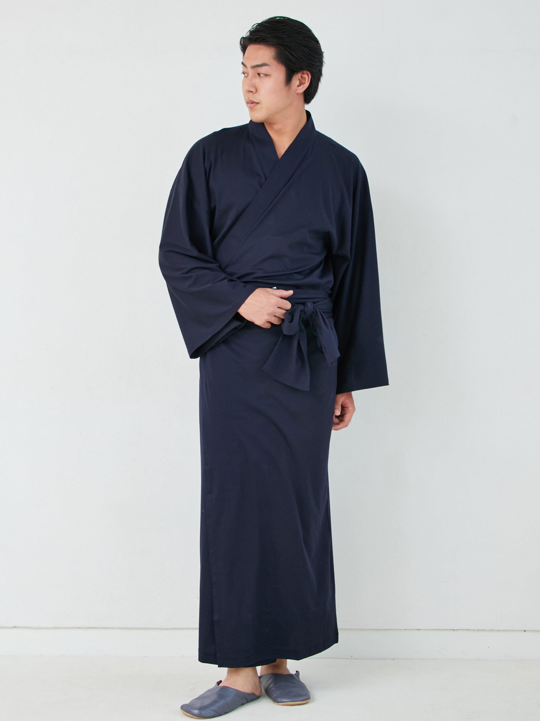 YUKATA Natural (Navy) Men – Nanafu｜YUKATA