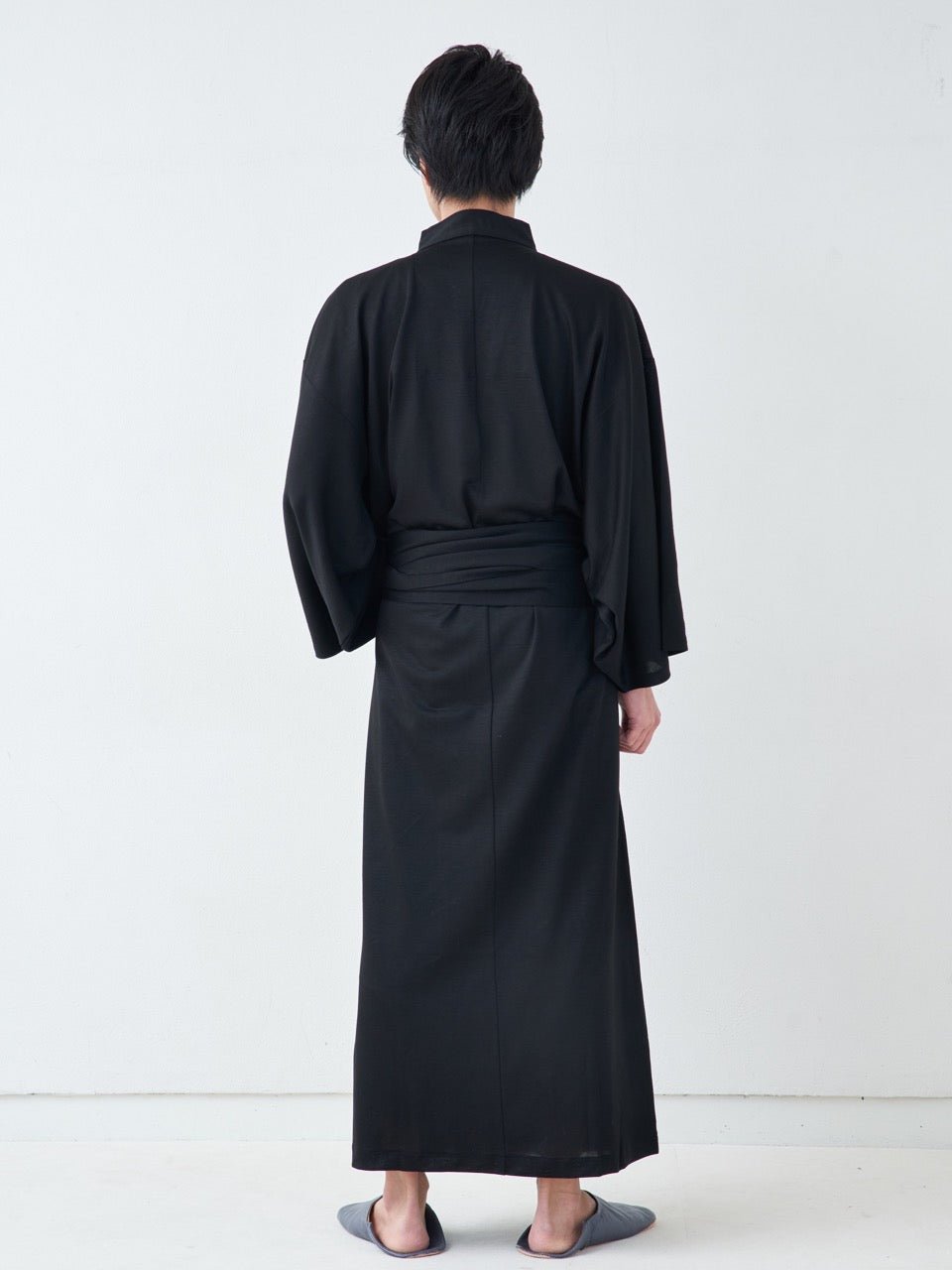 浴衣ルームウェア・プレミアム-ブラック- Yukata Roomwear Premium 