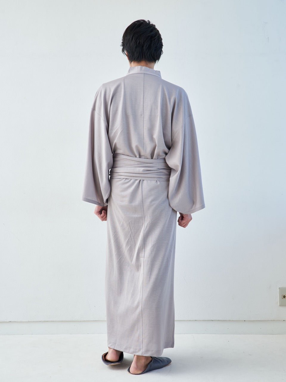 浴衣ルームウェア・プレミアム-グレー- Yukata Roomwear Premium-Grey