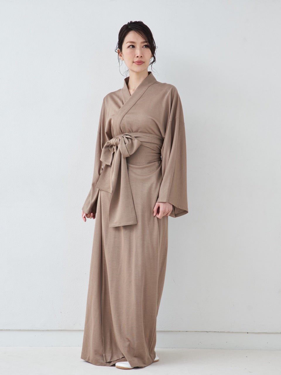 浴衣ルームウェア・プレミアム-グレー- Yukata Roomwear Premium-Grey-